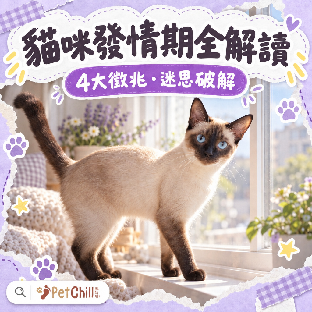 貓咪發情期全解讀|4大徵兆、點解唔會見血?點樣安撫?|香港貓奴必睇
