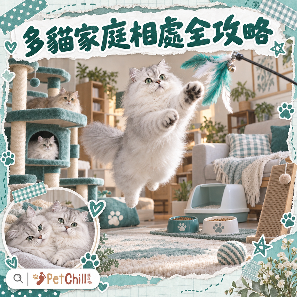 多貓家庭相處全攻略|新貓點介紹、資源點分配、減少打交|香港貓奴必睇
