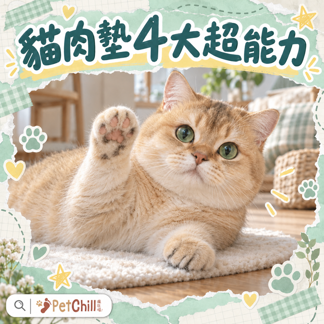 貓肉墊淨係萌?喵腳 4 大隱藏超能力解密|香港貓奴必睇
