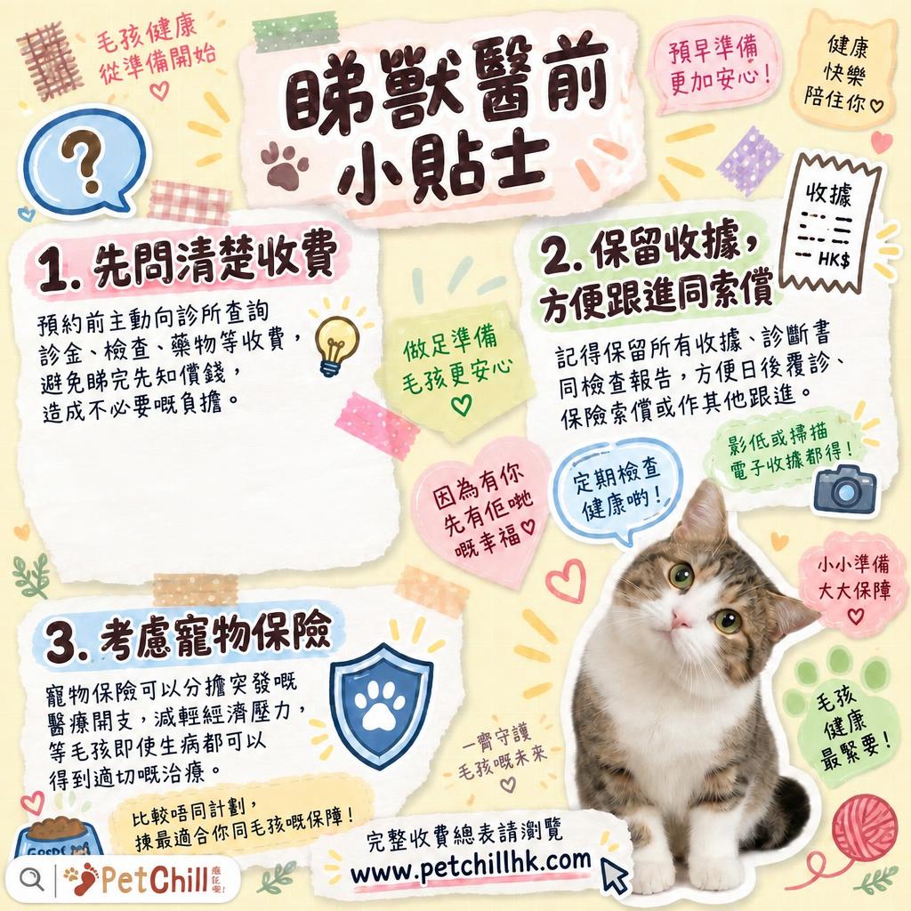 香港獸醫收費行情總表 2026｜由貓癬到洗牙幾多錢？ 配圖